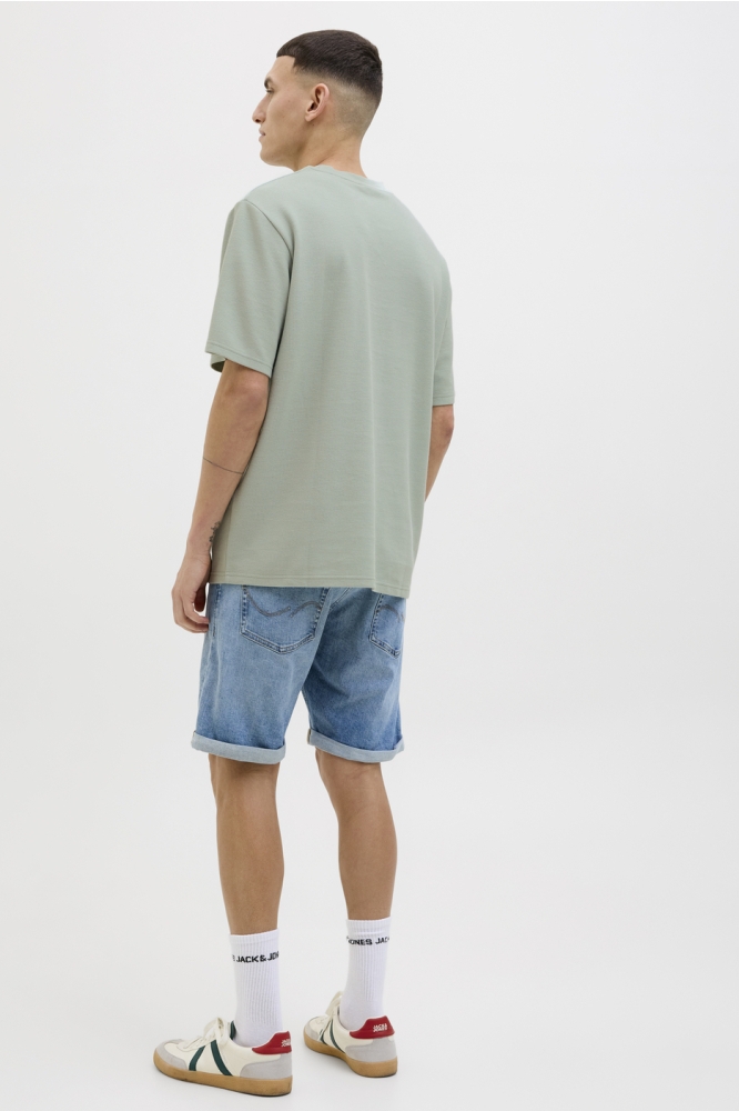 JCOPACER STRUCTURE TEE SS CREW NECK 12279906 AQUA GRAY